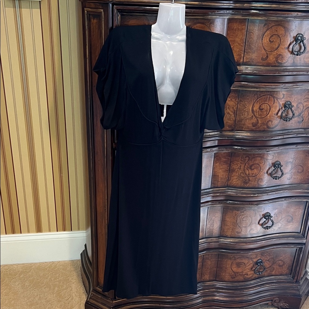 Studio M Black Short Sleeve Dress